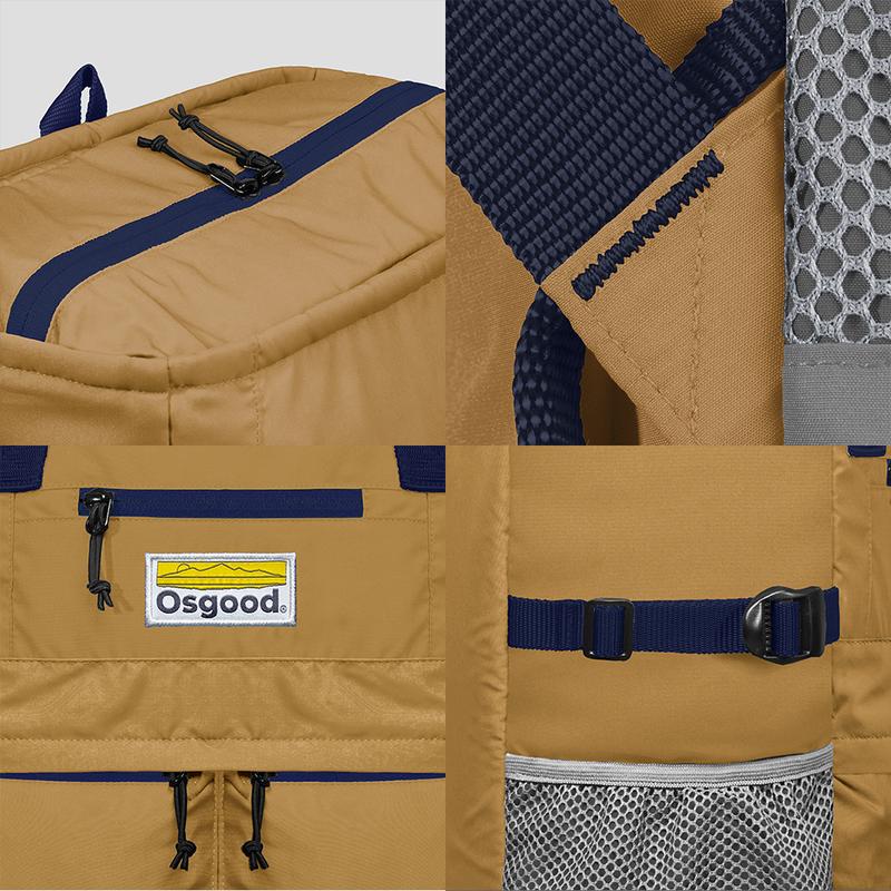 Osgood - Maps Tas Jinjing Laptop Backpack Tote Bag - Dust Yellow 5