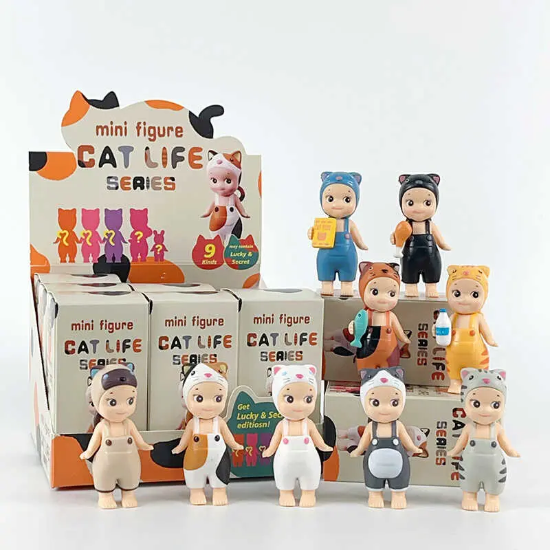 Cat Bd Box Sonny Angel Cats Life Action Figures Toys Ornaments Dolls Fans Children Gift