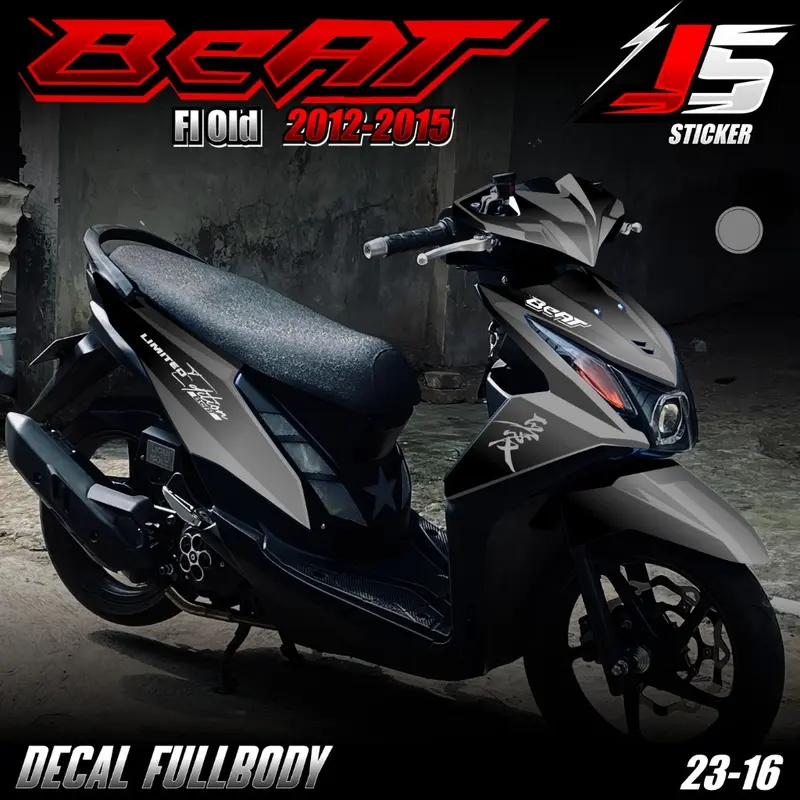 (COD) TERBARU Decal Sticker Honda Beat Fi Old Full body - Stiker Skottlet Variasi Beat Fi Lama 2012 2013 2014 2015 Fullbody Desain Mlotif Gradasi Warna Simple Minimalis 23.16 7