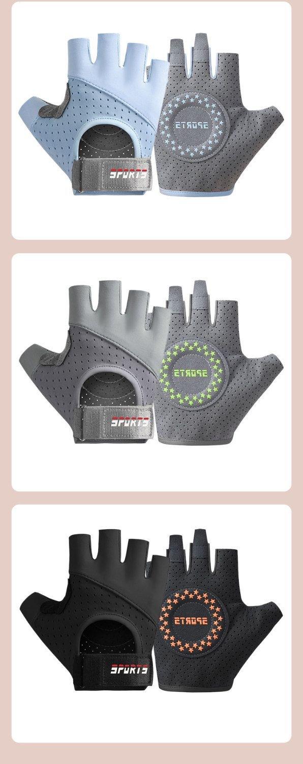 Product Introduction of New Sports Fitness Gloves Half-Finger Unisex Dumbbell Gloves Thickened Non-Slip Wear-Resistant Cycling Outdoor Manufacturer Wholesale 13
