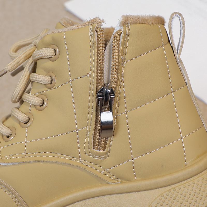 Product Introduction of 2024 Children Short Boots for Girls Boys Winter New Fashion Korean Style Soft Bottom Anti-slippery Casual Versatile Warm Shoes 14