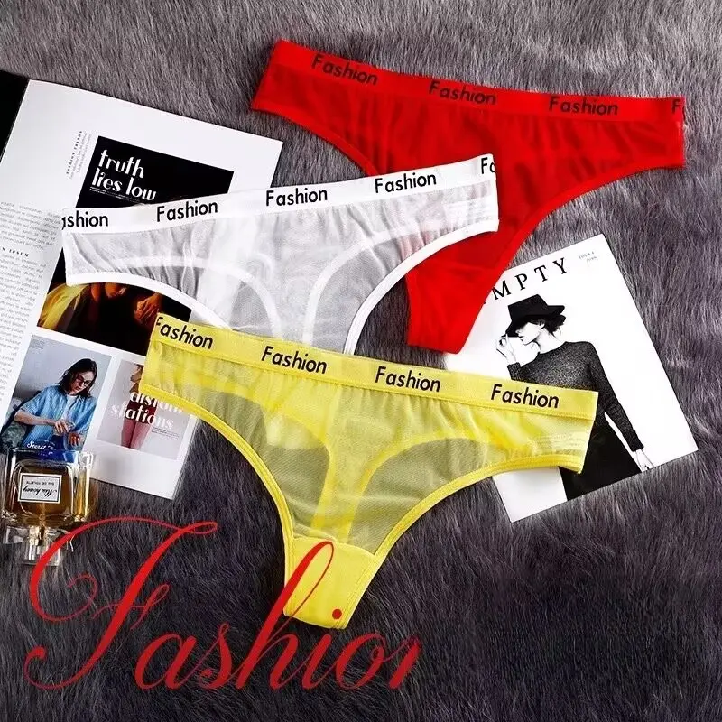 Celana Dalam Wanita Transparan G String Seamless Fashion 5C183