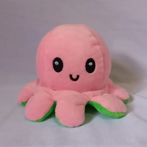 Viral !! Boneka Gurita Bolak Balik Cumi Octopus Doll Emoji Lucu Bahan halus Lembut Murah Dolls 6