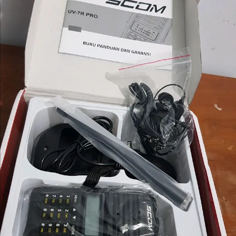 Walkie Talkie HT Scom UV7R PRO 7 Watt Baru 2
