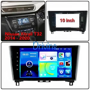 Frame Head Unit Double Din Android Nissan X-Trail T32 10” Inch 2000CC 2014-2020 Car