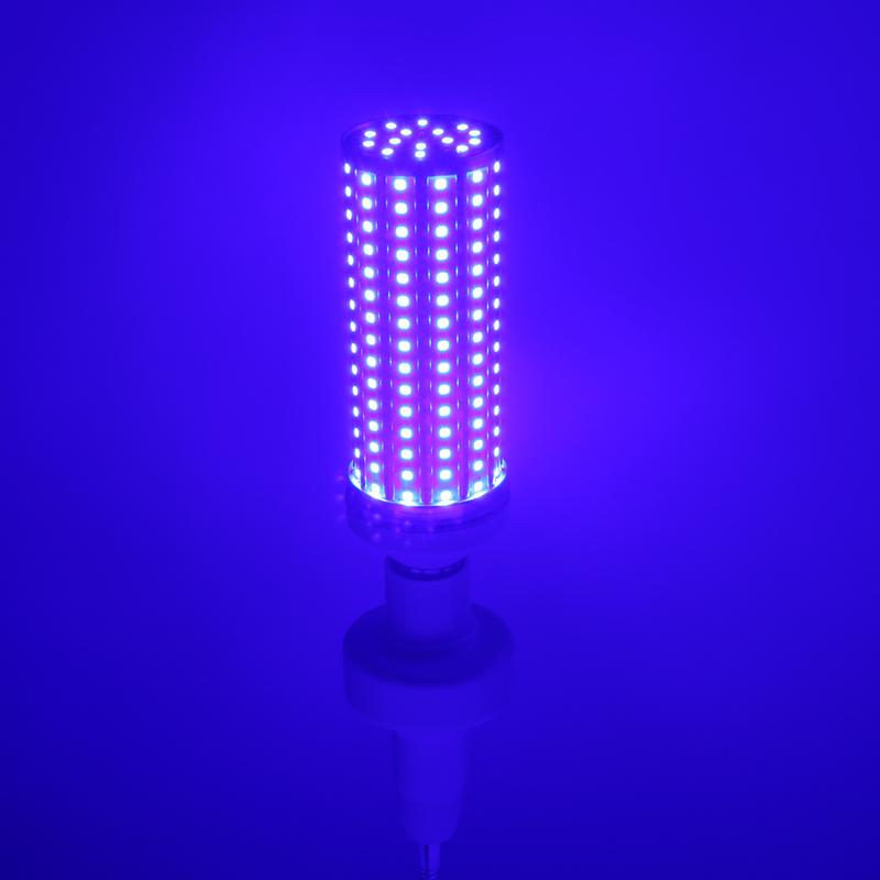 Đèn LED UV diệt khuẩn, 60W, Bóng đèn UVC, Thích hợp cho phòng, E27 và E26, 110V và 220V, 86-265V, có hẹn giờ và điều khiển từ xa, cũng tương thích với đèn Hol 3