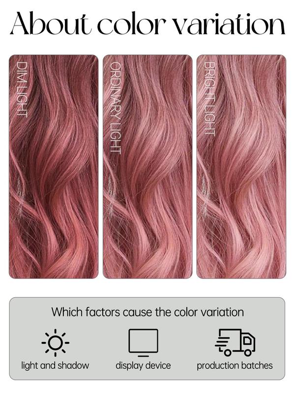 Women's Pink Long Curly Wigs, 30inch Gorgeous Fluffy Wigs with Bangs, Striking Synthetic Costume Wigs for Party & Daily Use, Anime Cosplay 6
