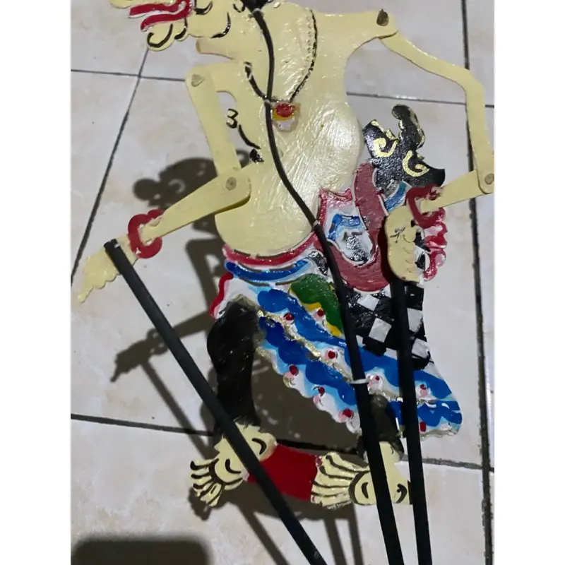 NAKIROHBUSINESS WAYANG kulit GARENG VERSI SENO BAHAN KULIT SAPI ASLI -+ 45 CM 8