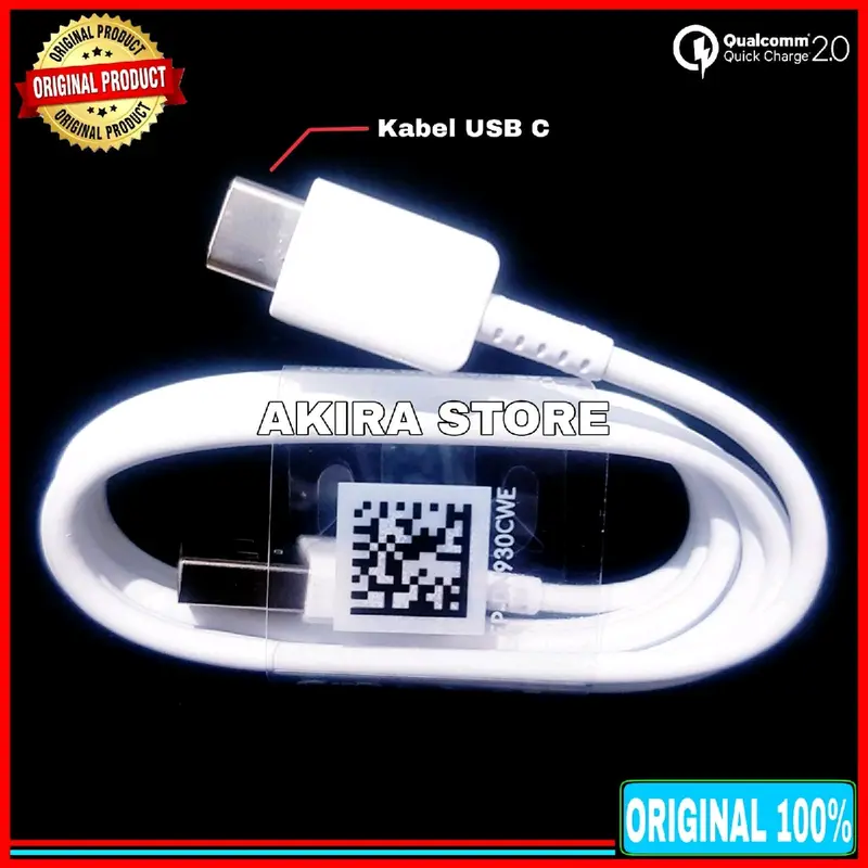 KABEL DATA SAMS A02S A03S A04 A04E A04S A8 A8+ A8 STAR A9 2018 FAST CHARGING ORIGINAL TYPE C Cable 1