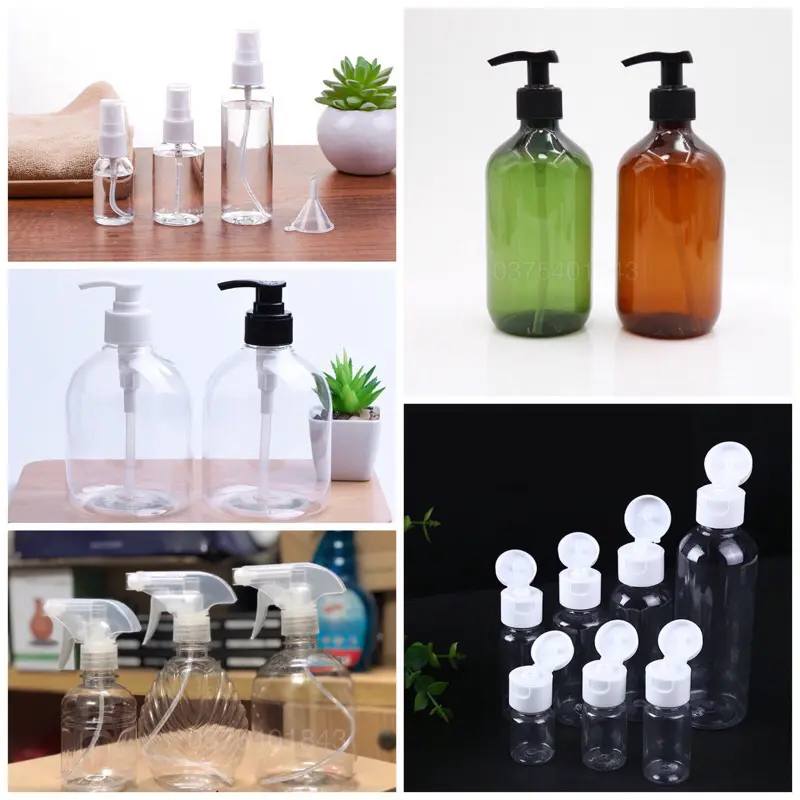Chai chiết mỹ phẩm nhiều màu, cỡ 10ml-500ml 0