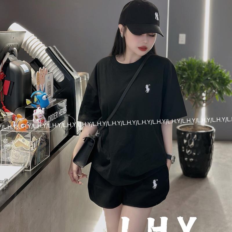 Set áo quần cọc thêu ngựa chất cotton zip co giãn 2