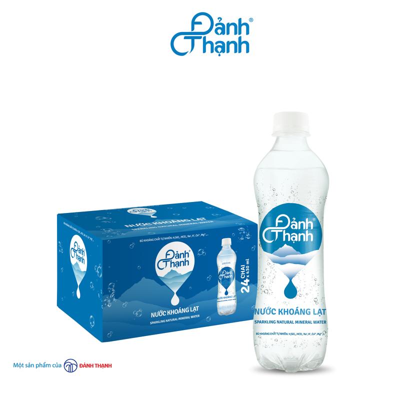 Thùng 24 chai Nước khoáng thiên nhiên bổ sung ga Đảnh Thạnh 430ml 3