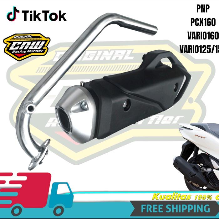Jual Knalpot Standar Racing Pcx160. Untuk Pcx160 Vario160 Vario125/150 ...