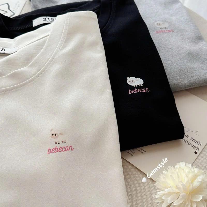 Áo thun nữ BEBECON mới chất cotton khô 3158 thoáng mát, form rộng tay lỡ freesize < 60kg