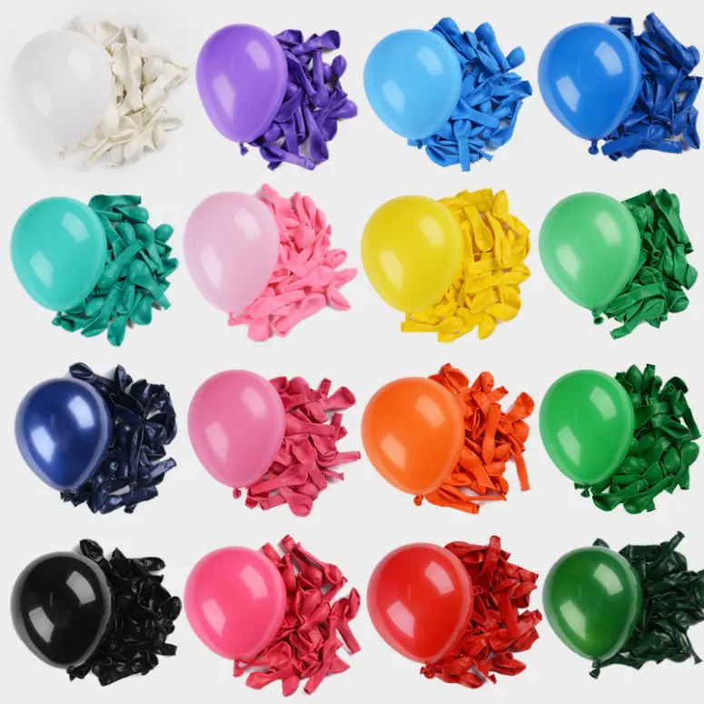 Set 100 Bong Bóng Bay Cao Su Trang Trí Sinh Nhật ,Bong Bóng Trang Trí Phòng Cưới, Sự Kiện, Khai Trương, Kỷ Yếu| ROSE196| Gooddecors