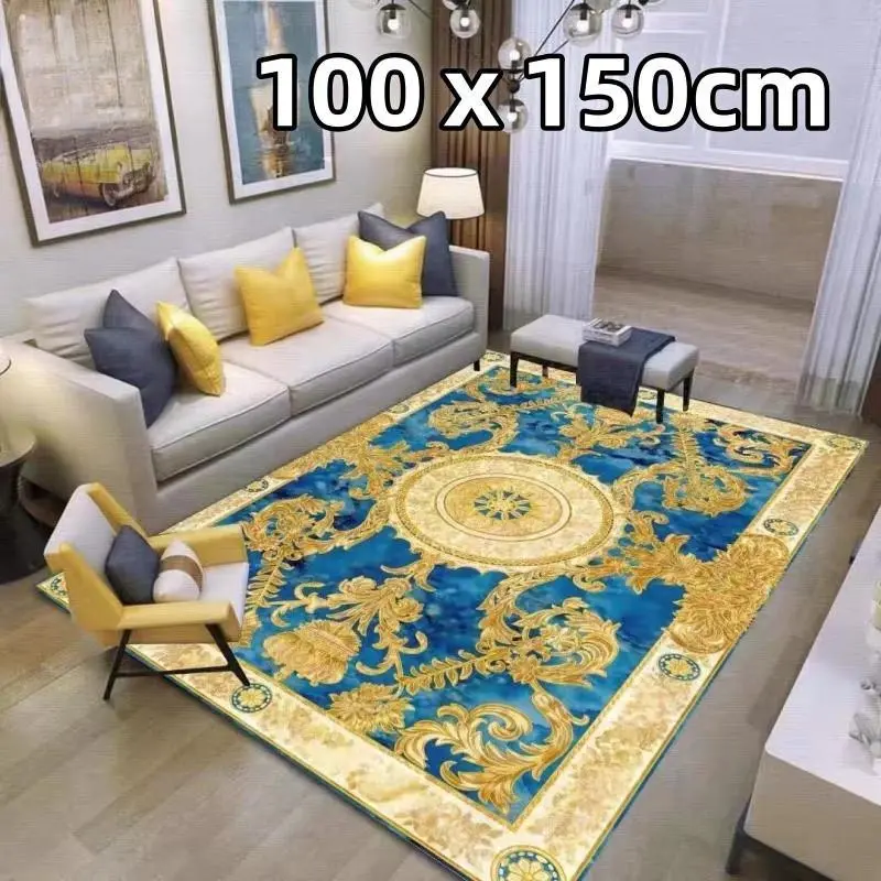 2025 Karpet kamar tidur lantai aaesthetic 100ⅹ150cm 2025 Karpet Muslim Baru Karpet Ruang Tamu Eropa 1