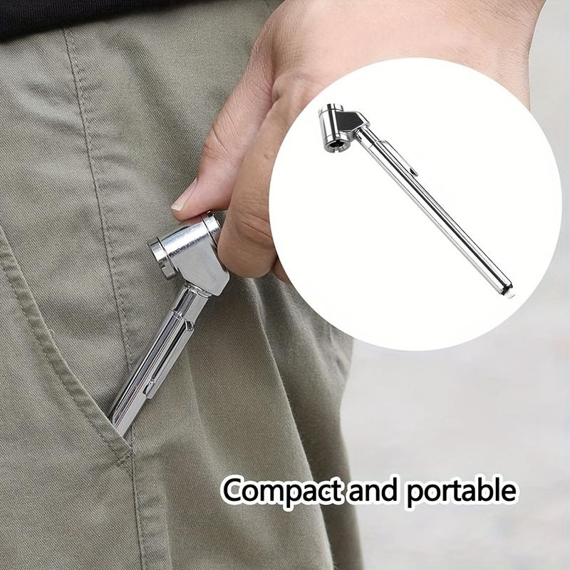 Product Introduction of Stainless Steel Tire Pressure Gauge, 10-120 PSI Heavy Duty Measurement Tool, Durable Insulation Material, Vehicle Tire Air Pressure Tester for Trucks & Cars 11