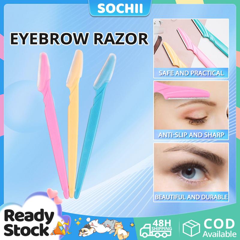 Eyebrow Razor Durable 3Pcs Makeup Eyebrow Razor Blade Ladie - TikTok Shop Philippines