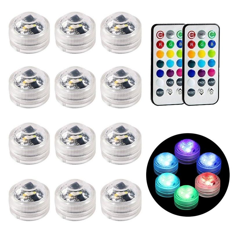 RGB Dưới nước Hồ bơi Đèn pha trà Đám cưới Bồn tắm nước nóng Đèn LED chìm Đèn hồ…