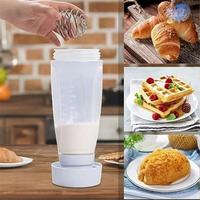Gambar Vinnatsu 1L Botol Pencampur Dispenser Adonan Waffle Shaker Blender Batter Dispenser Hand Mixing Bottle Cupcake Pancake Muffin Kitchen Tool - 1L dari FluffyHQ Kab. Tangerang 4 Tokopedia
