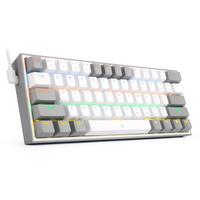 Gambar Redragon Mechanical Gaming Keyboard 60% WHITE GREY RAINBOW FIZZ-K617-R - WHITE GREY dari Redragon Indonesia Kota Administrasi Jakarta Utara 3 Tokopedia