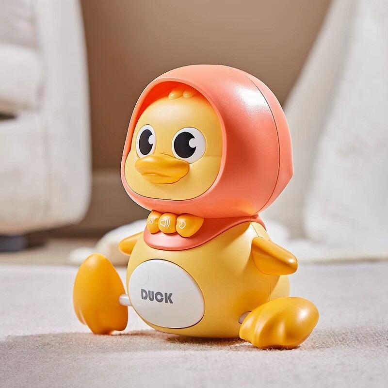 Electric Chicken Pet Squad Set Magnetic Crawling Swinging Duck Children's Head up Practice Toy 4