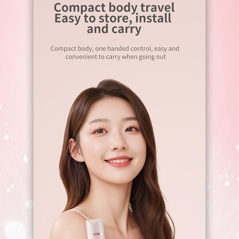 Women Shaver Efficient Hair Removal Tool Rechargeable Hair Trimmer Plastic Texture for Face Lip Chin Wet and Dry Use 4