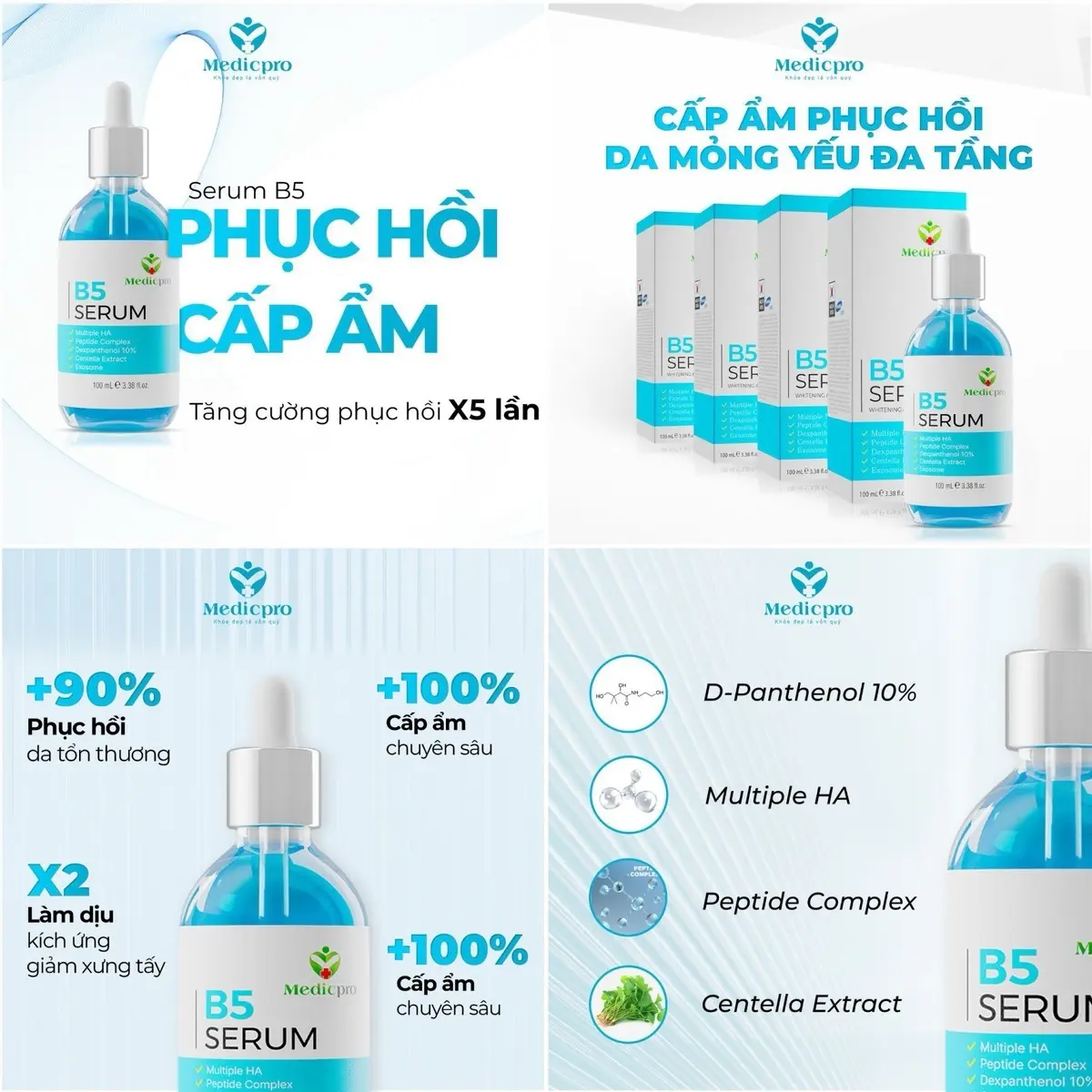 Serum B5 phục hồi cấp ẩm MEDICPRO