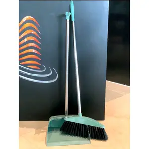 Sapu Pengki Set Produk Import Coklat Besi Hijau Pink Plastik 2026