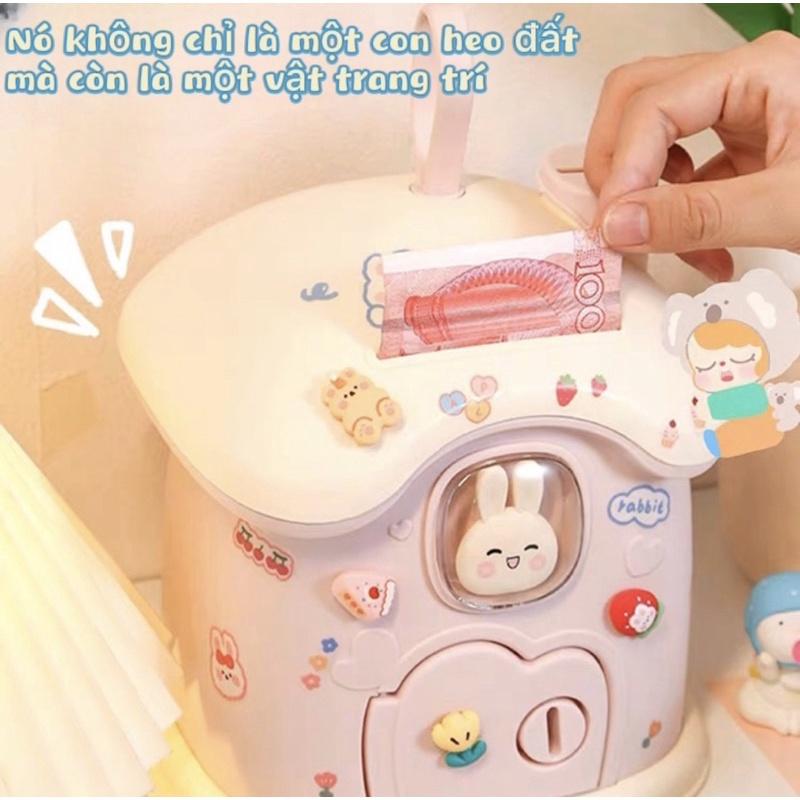  Hộp Tiết Kiệm Cho Bé Hulo Toys Đồ Chơi Ống Tiết Kiệm Kèm Khóa Quà Tặng Dễ Thương Cho Bé 