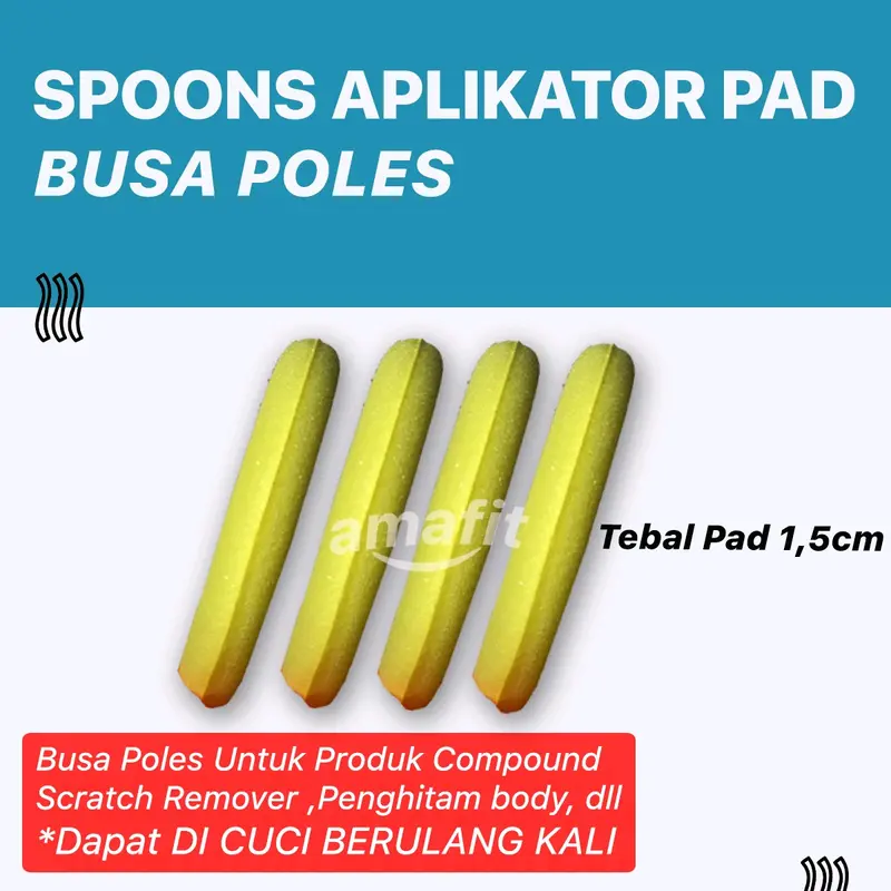 Busa Spoon Spoons Aplikator Pad Polish Amafit Car 3