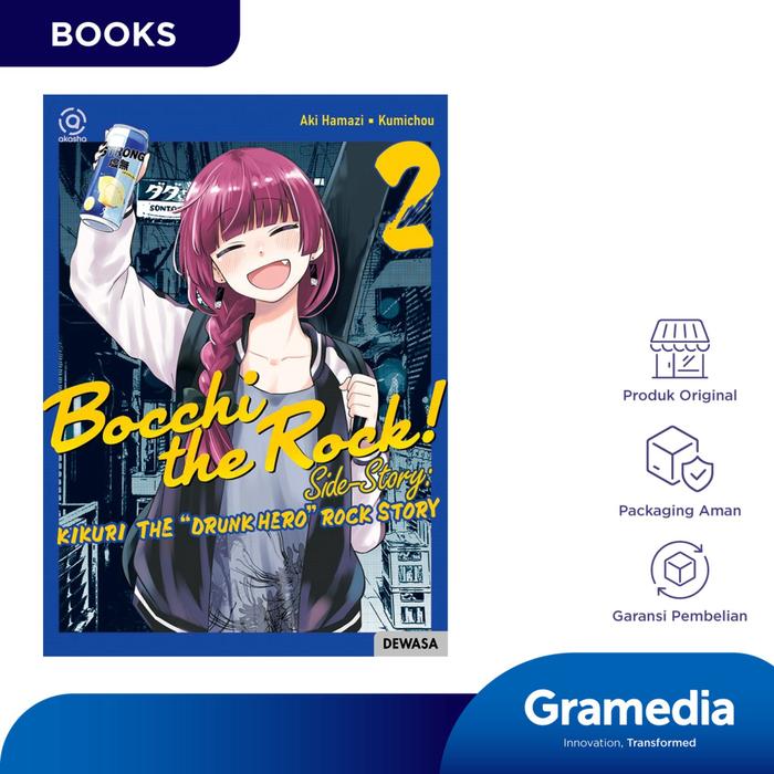 Gambar Gramedia Buku Komik Akasha : Bocchi The Rock - Drunk Hero Rock Story 02 (Aki Hamazi/ Kumichou) dari Gramedia Kota Administrasi Jakarta Barat Tokopedia