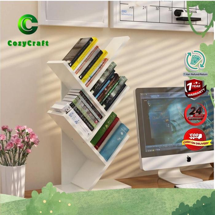 Promo CozyCraft - Rak Buku Serbaguna Dengan Desain Minimalis Modern ...