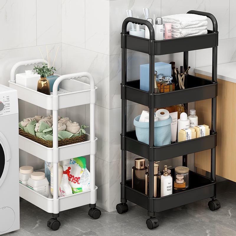 YTC Xe đẩy spa nhựa 3 4 tầng có bánh xe tiện lợi