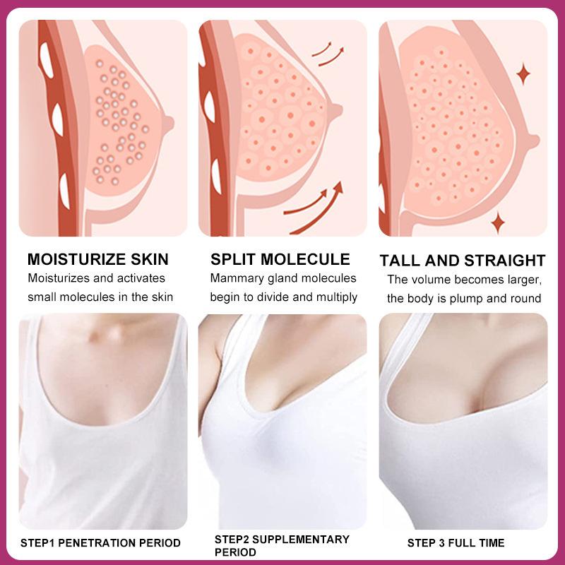 Product Introduction of Breast Firming & Lifting Cream – Tighten, Lift & Moisturize with Squalane & Caffeine, Fragrance-Free Coconut Breast Enlargement Serum Breast Enlargement Essential Oil Cream Female Chest Enhancement Massage Cream 4