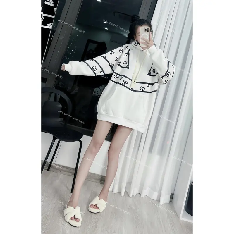 áo hodie nam nữ chất nỉ ,logo D.G fom thụng,hn Top Hoodie Voi 2