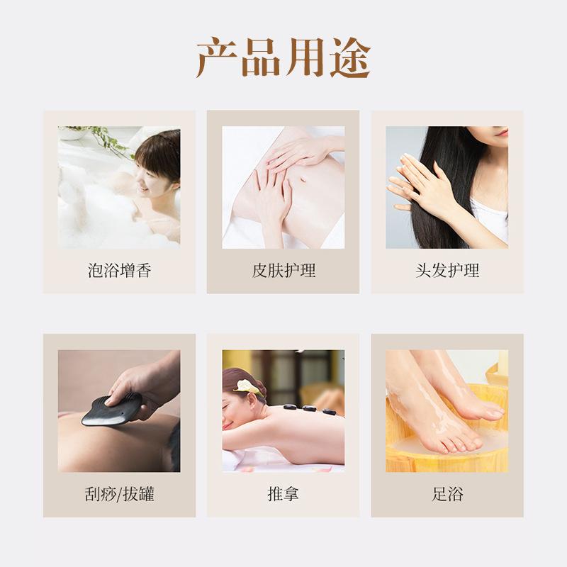 Tinh Dầu Mát Xa Gừng Ngải Cứu Argy, Tinh Dầu Hữu Cơ, Thích Hợp Cho Spa Tắm Và Chà Cơ Thể, Mở Lưng Và Sốt Cơ Thể, Dầu Thiết Yếu 3