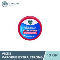 Gambar Vicks Vaporub Extra Strong 10 Gram - Meringankan gejala Masuk Angin, Sakit Kepala, Batuk dan Pilek dari Apotekmandjurofficial Kota Administrasi Jakarta Pusat 1 Tokopedia