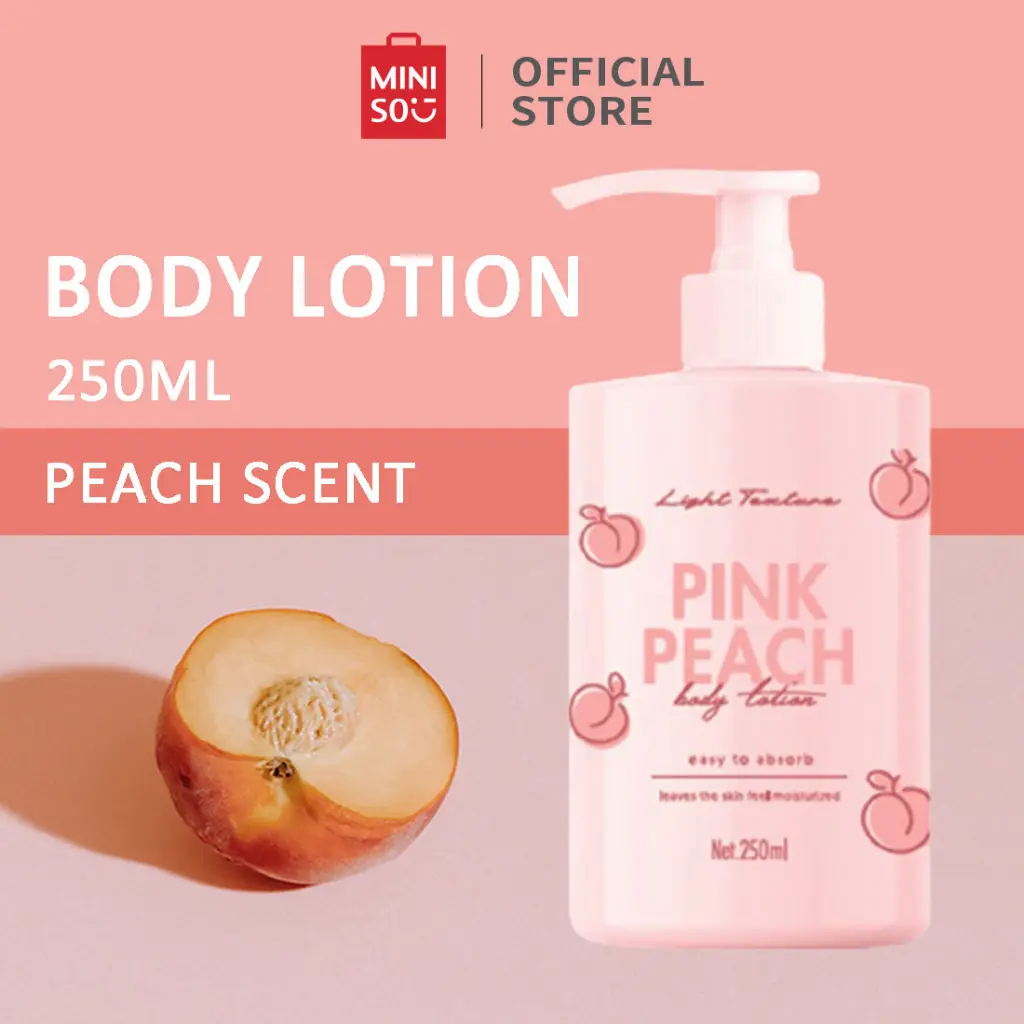 Miniso Lotion Badan Handbody Lotion Fruity Body Lotion Whitening Serum Moisturizing Brightening Body Cream 250 ml Hand Cream Extra White Hand Body Healthy