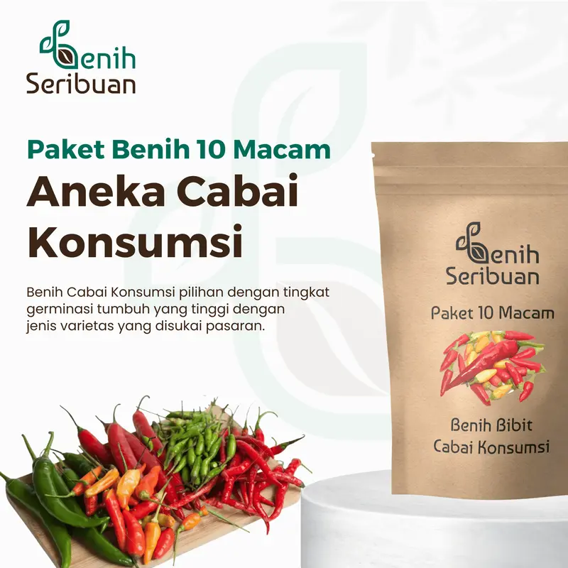 Benih Cabe 10 Macam Benih Cabai Konsumsi Seribuan 0