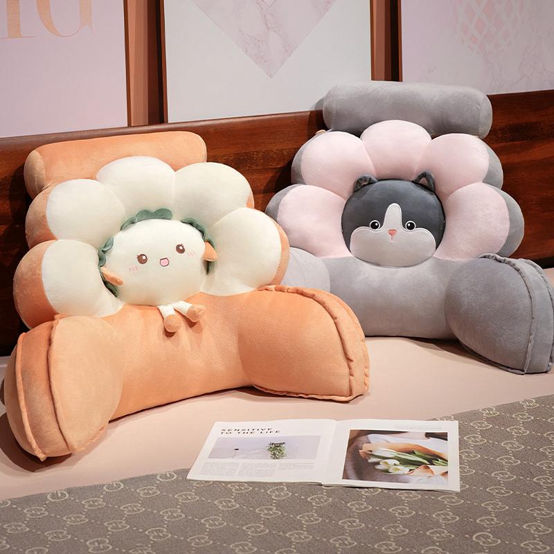 Product Introduction of Flower Office Waist Cushion Cushion Waist Support Long-Sitting Artifact Waist Support Pillow Chair Sofa Seat Back Cushion 13
