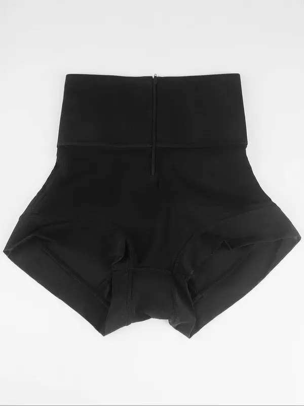 Women's Solid High Waist Shapewear Shorts, Tummy Control Butt Lifting Shaper, High Stretch Shapewear Bottoms for Daily Wear 5