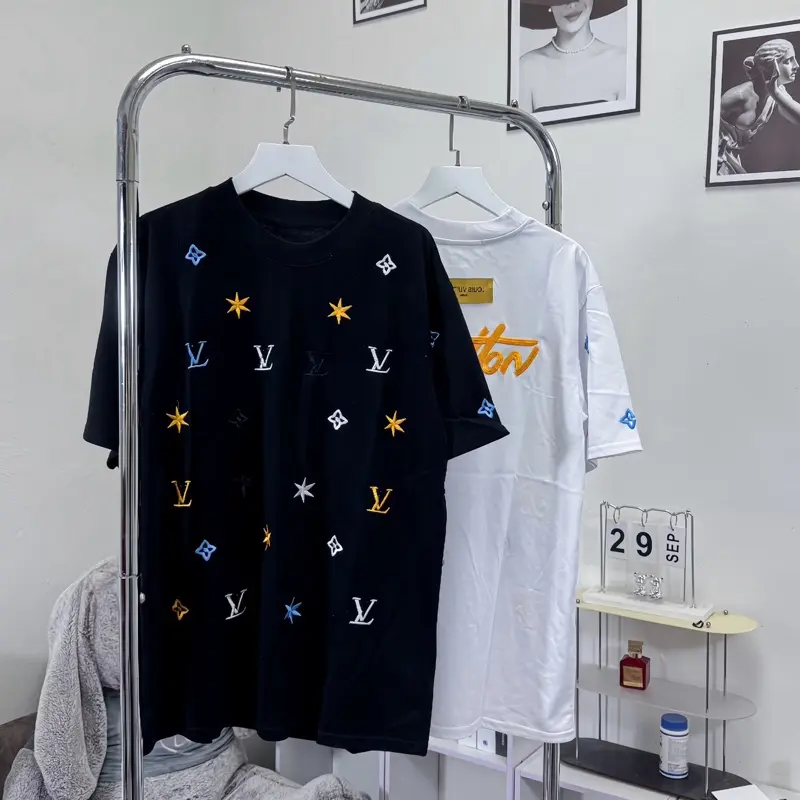 [HUMI] Áo Phông Thêu Full Hai Mặt Cotton Hai Chiều #P90