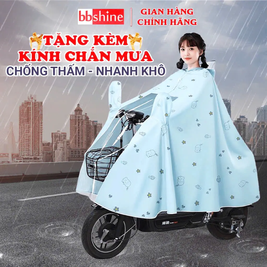 Áo Mưa Trong Suốt Cho Mẹ Và Bé Đi Xe Máy Trong Suốt Cao Cấp Cho Mẹ Và Bé-- Áo Mưa Trong Suốt Hàng Nội Địa Trung Cao Su