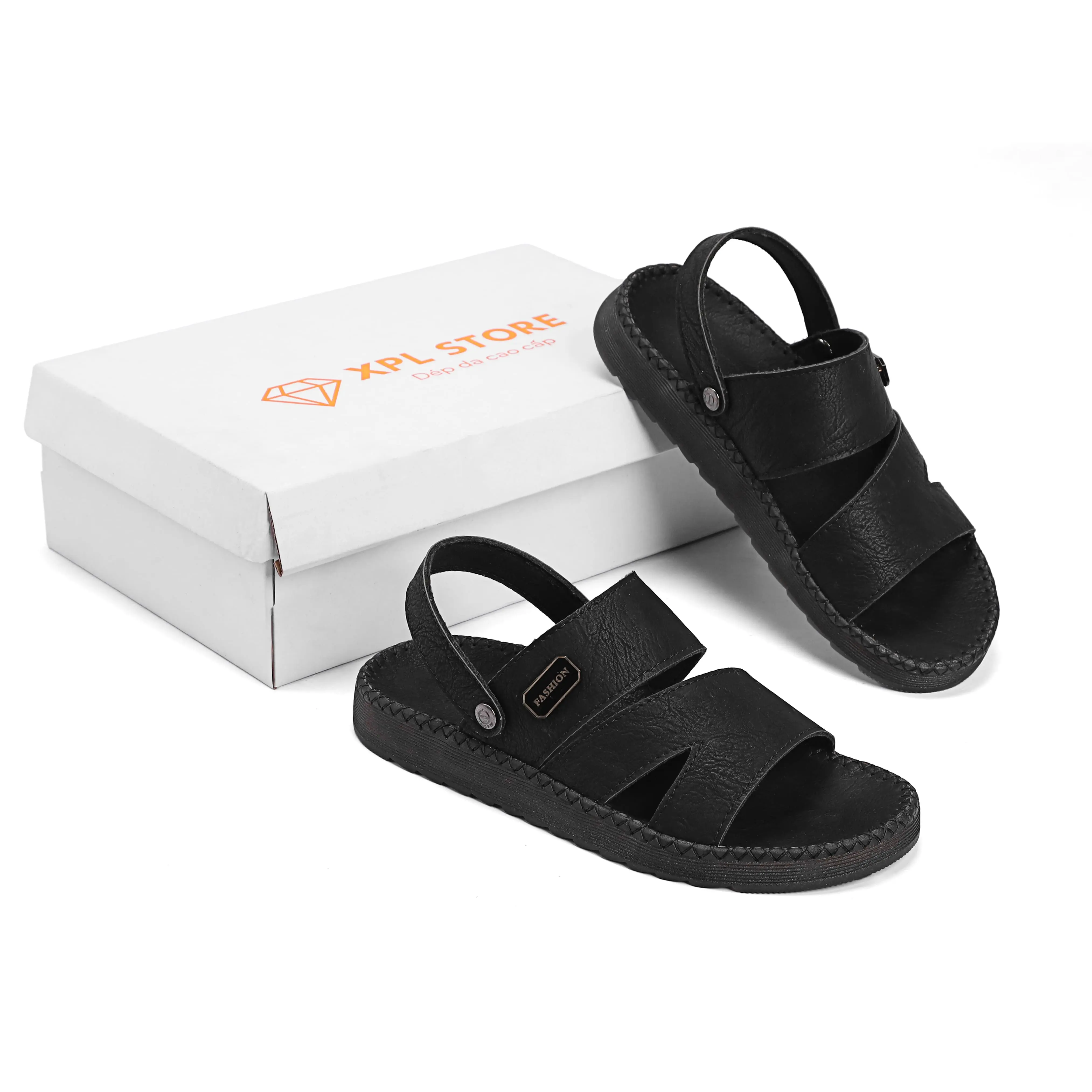 [HOTTREND] dép sandanl da nam cao cấp đế doctor khâu chỉ toàn bộ chắc chắn xu hướng 2024 F04 Đế Bằng Nam sandal  vento DéP Cao Su Nhung Jean