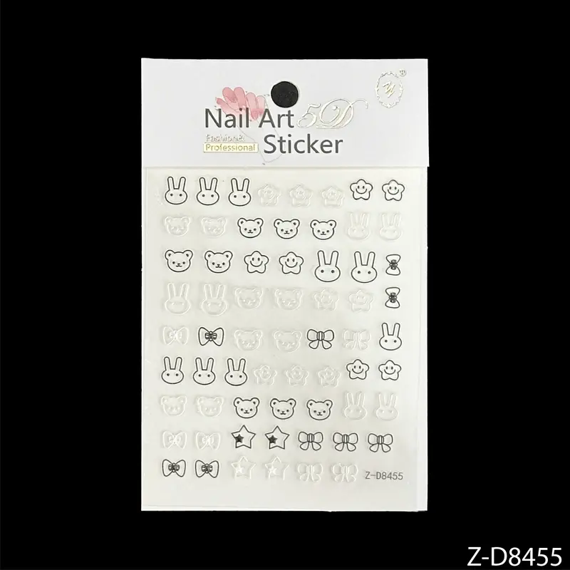Bộ Sticker Làm Nail Ngẫu Nhiên - Sản Phẩm Nữ 2