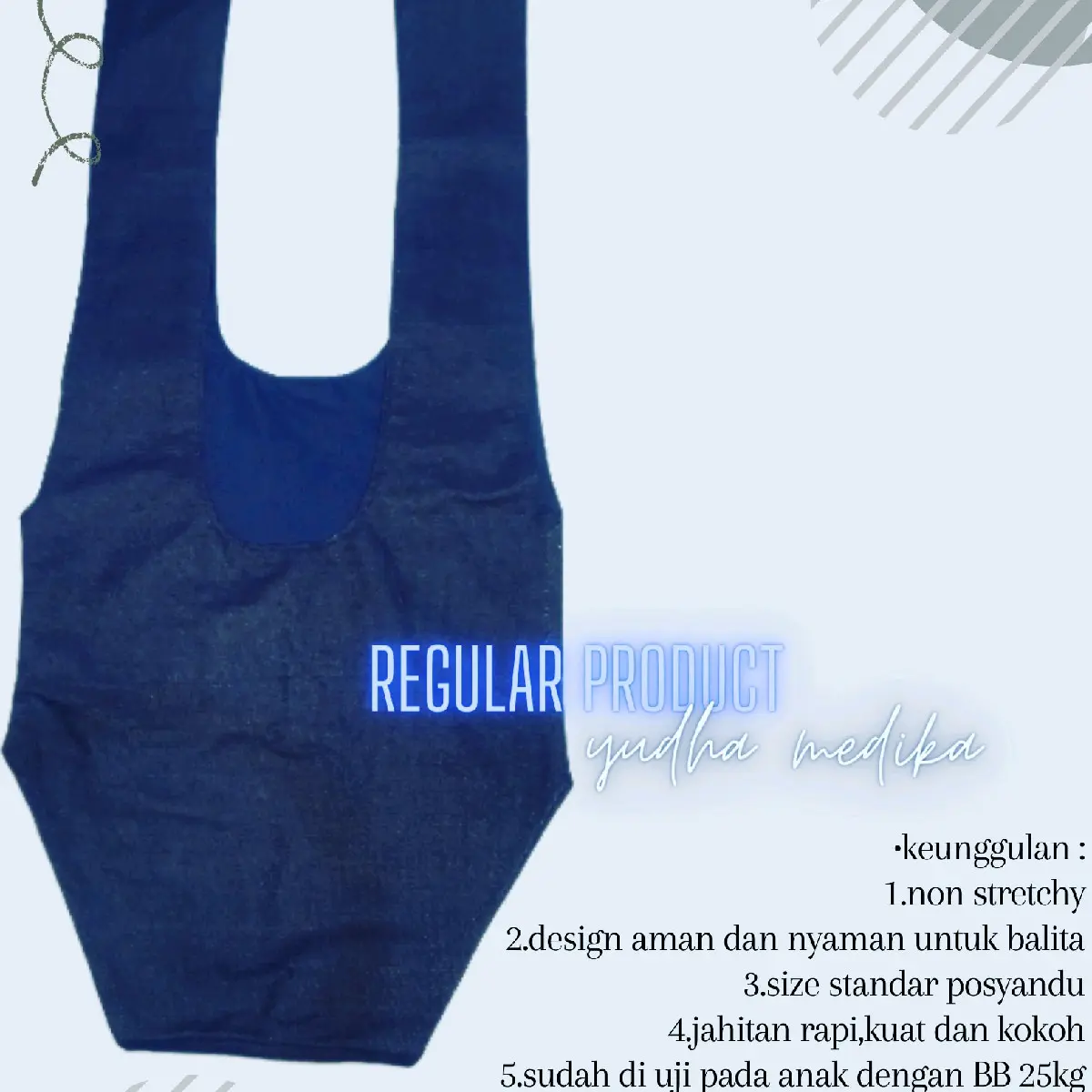 Kain timbang posyandu Jeans