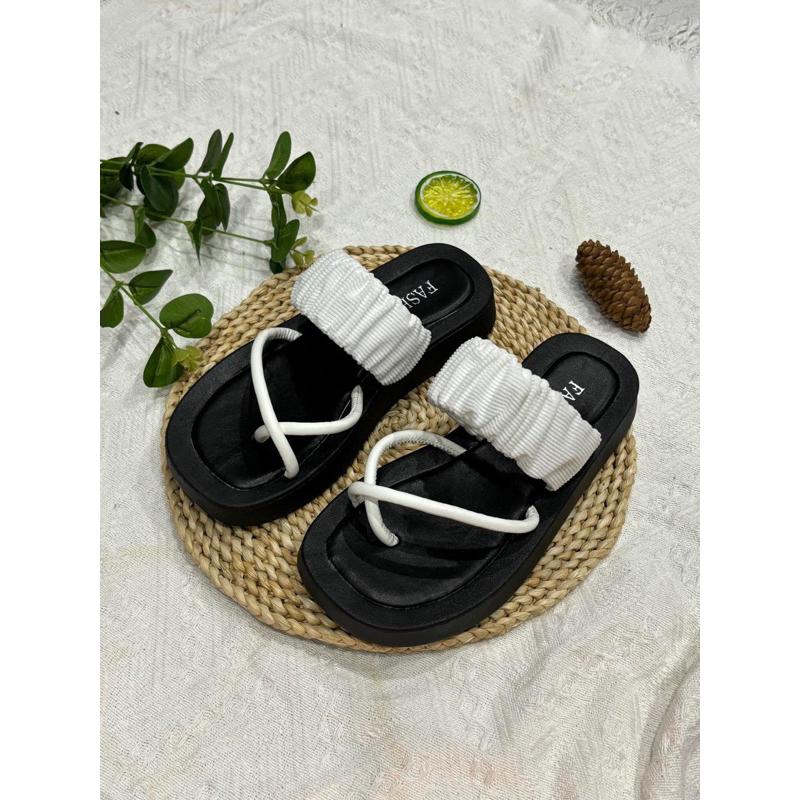  Dép lê nữ mùa hè dép xỏ ngón đi biển phong cách ulzzang  2319 Nhung Shoes giày đẹp 