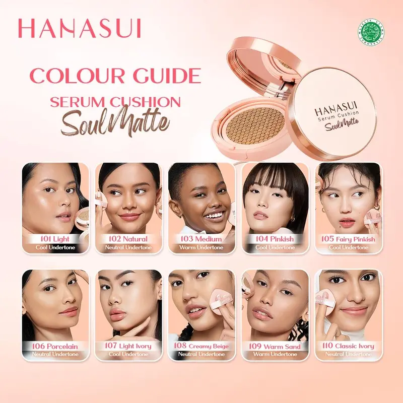 Nazwa Beauty Hanasui Serum Cushion SoulMatte 4