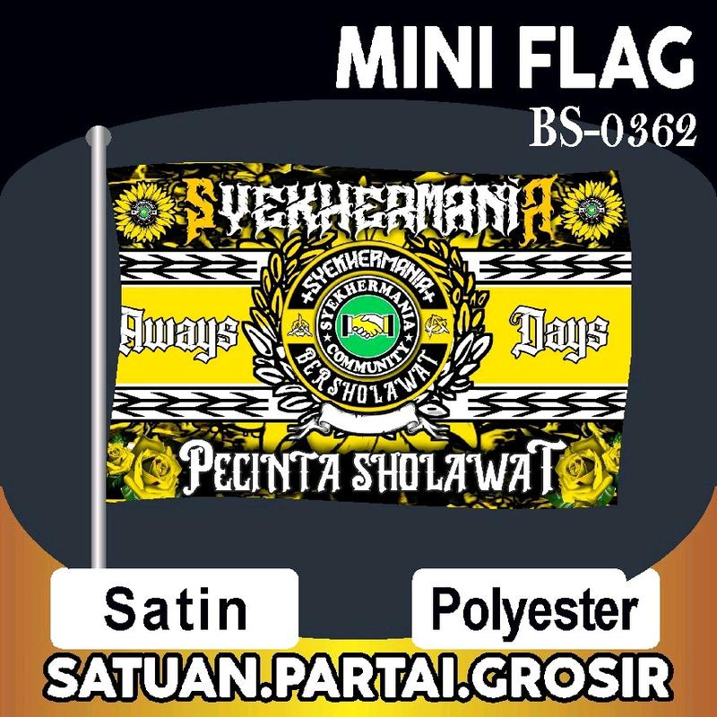 Bendera Syekhermania V80/Bendera Majelisan/Bendera Desain Terbaru/Bendera Custom 4